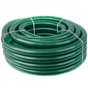 Спиральный шланг ПВХ, зеленый, 1 1/4in(32мм)